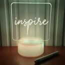 Luminária Tipo Lousa 3D B-MAX Branca - SamShip Store