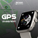 ACTION WEARZONE | Smartwatch Esportivo | A PROVA D'ÁGUA | GPS integrado