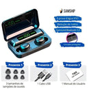 Fone de Ouvido Bluetooth PowerBank - SamShip Store