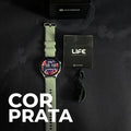 Smartwatch Life 45mm | 1ATM Amoled Bateria de Longa Duração | 100 Modos Esportes