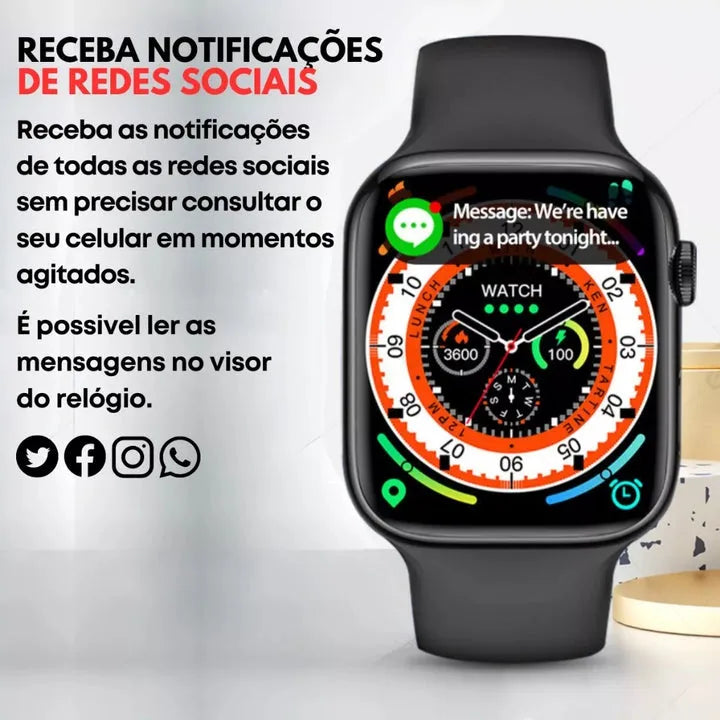 Smartwatch W59+ 47mm Amoled |+ Brinde