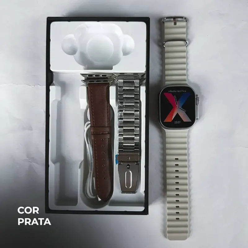 Smartwatch WS79 Ultra 2 | Kit 3 Pulseiras